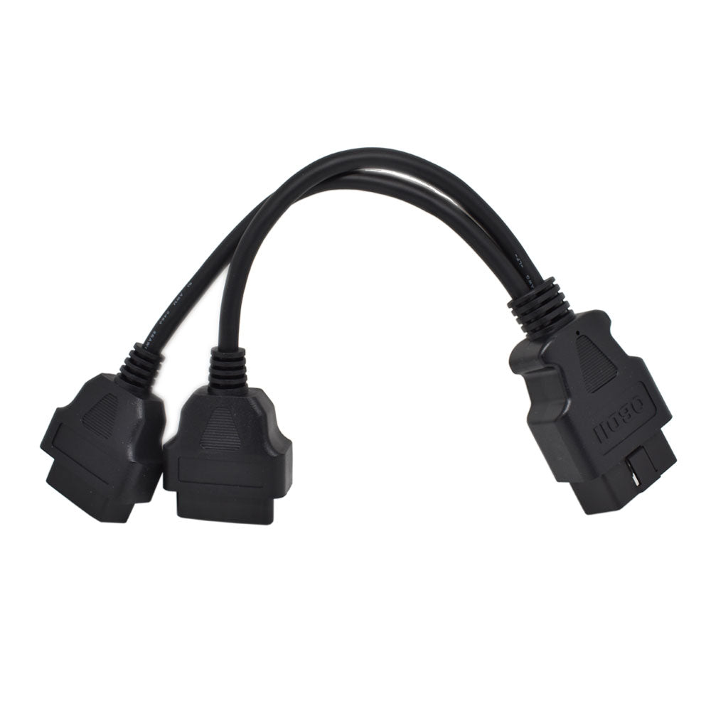 Rearmaster  J1962 OBD2 Y Cable Adaptor 1 Male to 2 Female