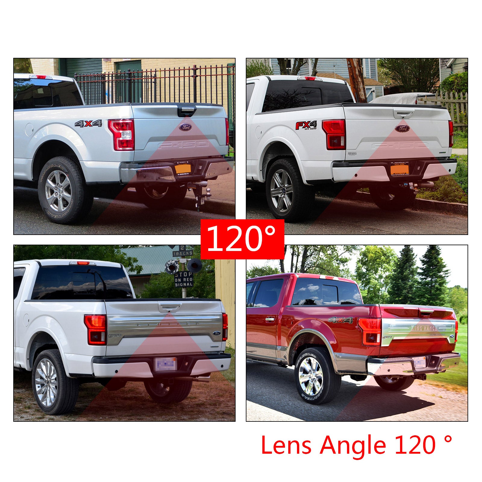 REARMASTER Tailgate Handle Backup Camera Replacement For Ford F150 2015-2018 Pickup