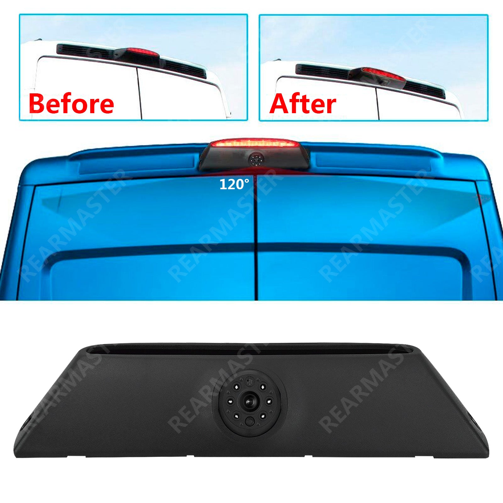REARMASTER HD Brake Light Reversing Camera For Iveco Daily 2011-2014 Van