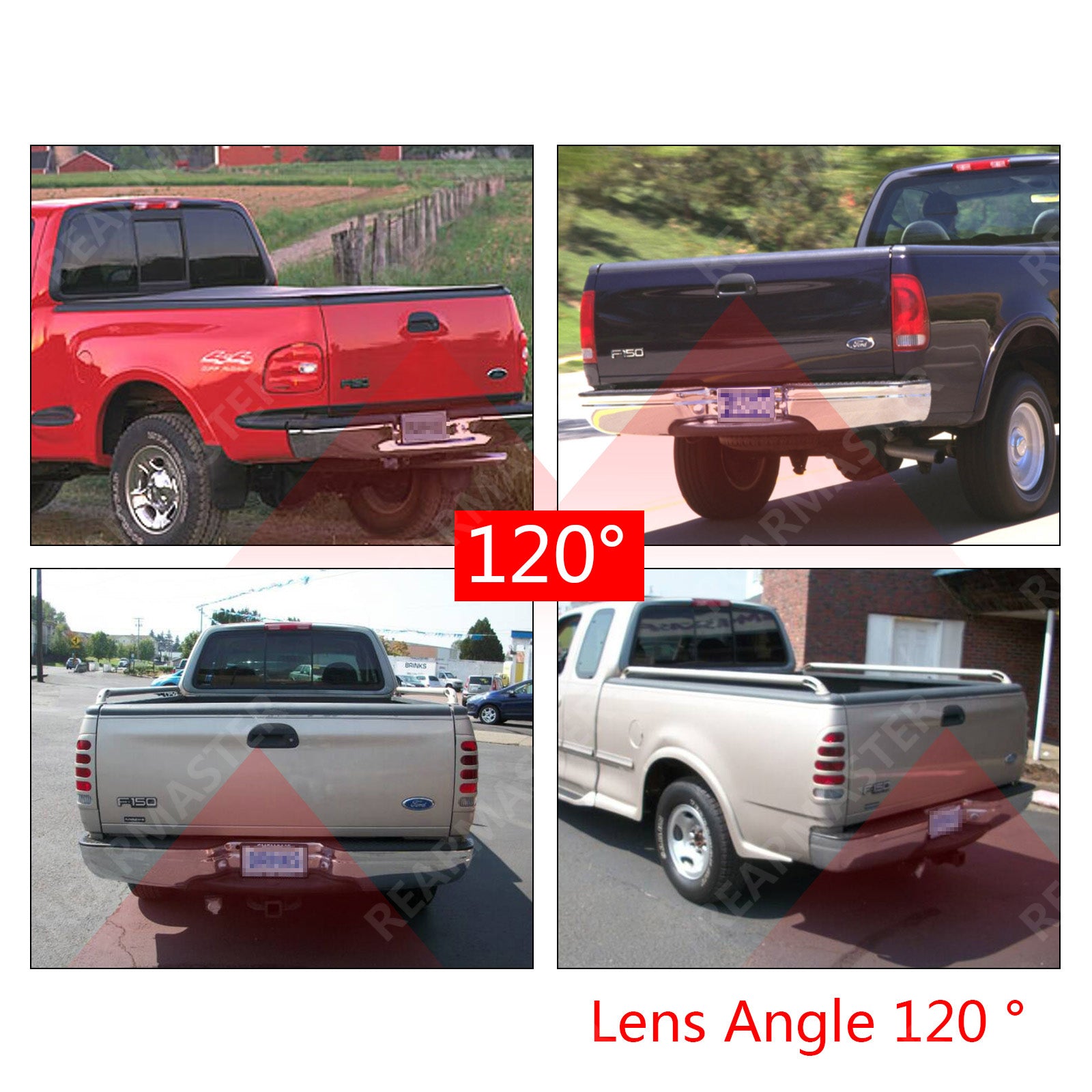 REARMASTER Tailgate Handle Backup Camera For Ford F150 (1997-2004) Super Duty(1999-2007) Explorer Sport Trac (2001-2005)