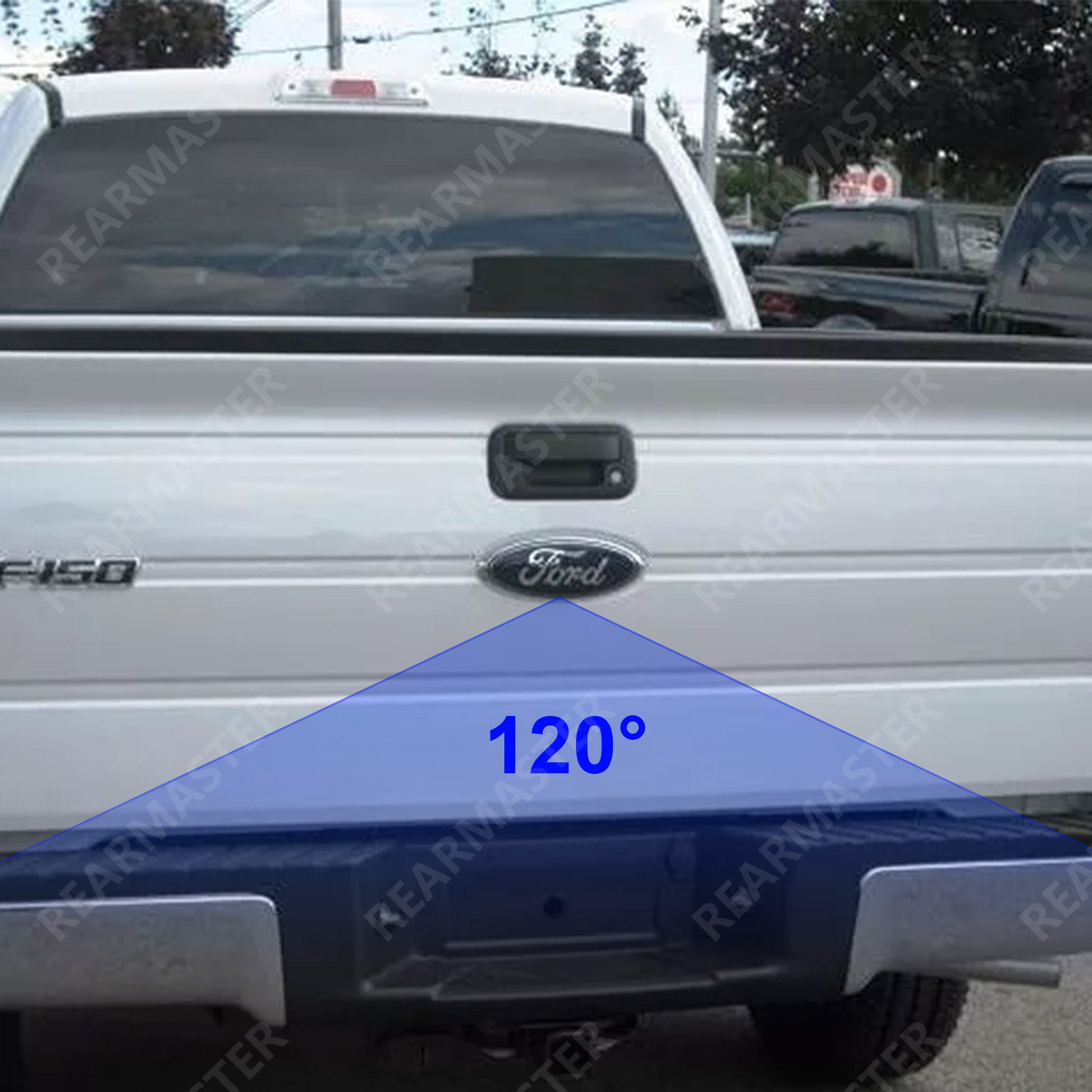 REARMASTER Ford Emblem Backup Camera for Ford F150/F250/F350/F450/F550 2004-2016