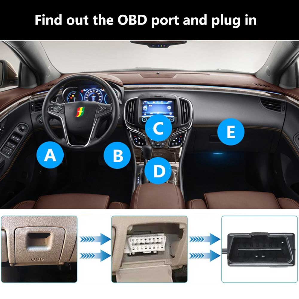 Rearmaster  OBD Power Cable for Dash Camera,24 Hours Surveillance / Acc Mode with Switch Button(Micro USB Port)