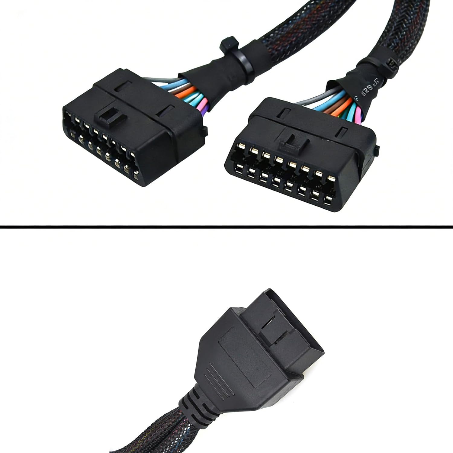 REARMASTER® Harness kit OBD Y Splitter Cable for Honda OBD2 Port,1 Male to 2 Female Extension for GPS Tracker and Automotive Diagnostic Devices