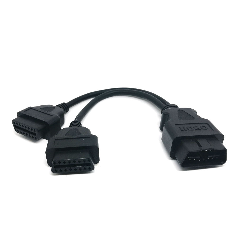 Rearmaster  J1962 OBD2 Y Cable Adaptor 1 Male to 2 Female