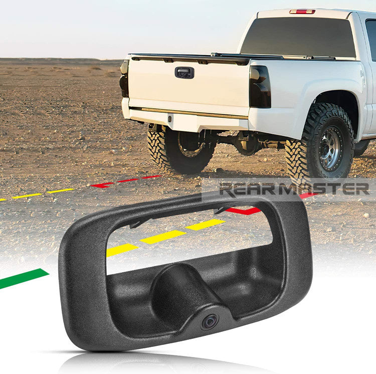 REARMASTER Tailgate Handle Rear View Camera Replacement For Chevrodet Silverado GMC Sierra 1999-2007