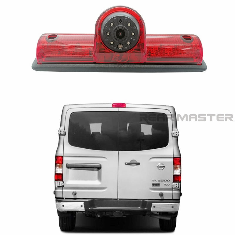 REARMASTER Brake Light Rear View Camera Replacement For NV Passenger and Cargo Van 2009-2014