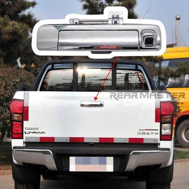 REARMASTER Tailgate Handle Rear View Camera Replacement For Isuzu D-Max 2012-2018