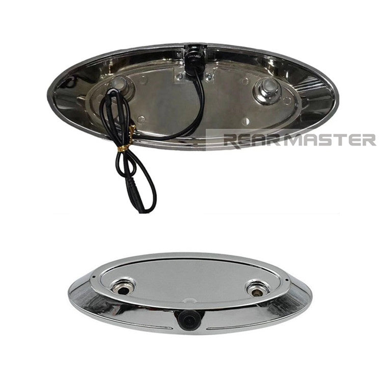 REARMASTER Tailgate Handle Rear View Camera Replacement For Ford F150 2008-2014, Super duty 2011-2016 (emblemd)