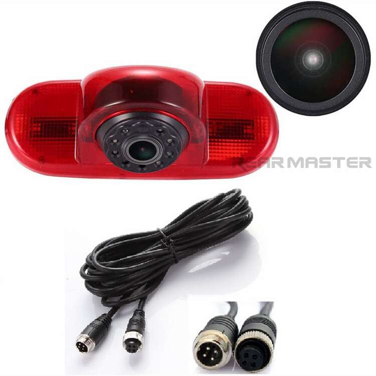 REARMASTER Brake Light Rear View Camera Replacement For Renault Trafic 2001-2014, Combo 2001-2011, Vauxhall Vivaro 2001-2014