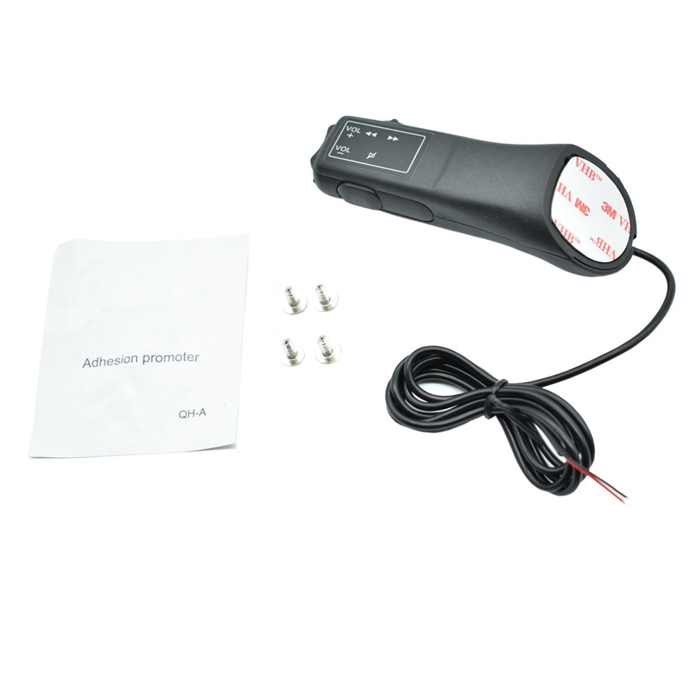 Rearmaster Steering Wheel Mounted Control, Universal for Universal Car Stereo DVD Player GPS Navigation System with Key Learning Function