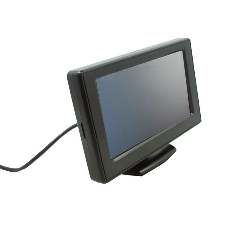 Rearmaster 4.3” car monitor for backup camera,2 RCA video inputs, 160°adjustable  bracket,support PAL/NTSC