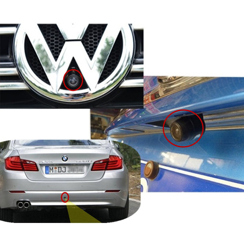 Rearmaster  Super mini Reverse Camera,Mirrored/Non-mirrored Switch,Guideline On/Off,Flush and Bracket Mounting Rear View Camera