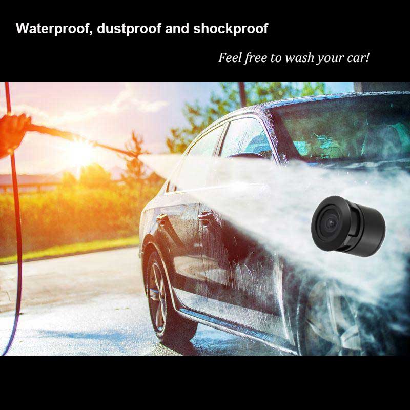 Rearmaster  Super mini Reverse Camera,Mirrored/Non-mirrored Switch,Guideline On/Off,Flush and Bracket Mounting Rear View Camera